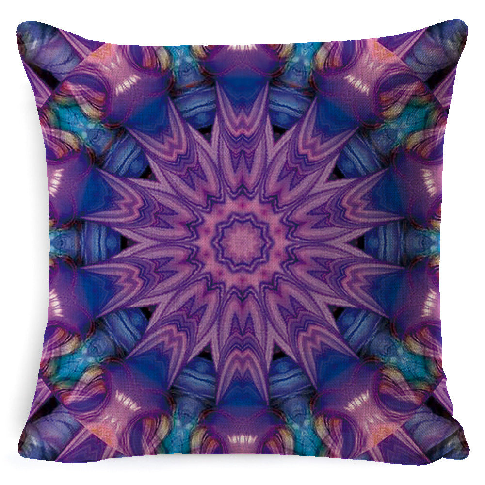Decor Pillow Cover Linen Boho AURELIE Style 13-45x 45 Pillowcase