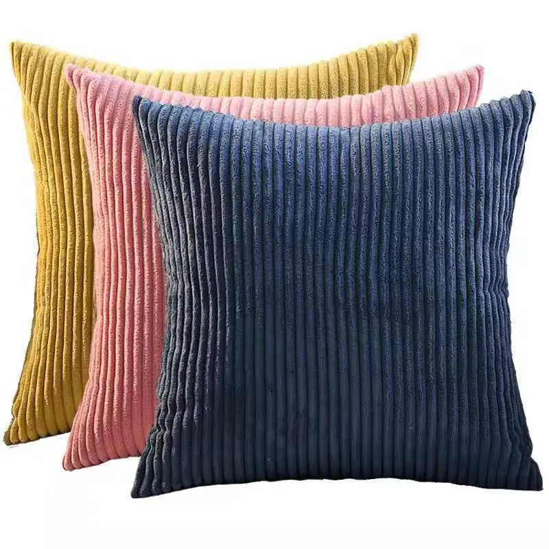 Decor Pillow Cover Corduroy Nordic LUMIELLE Pink-45x45