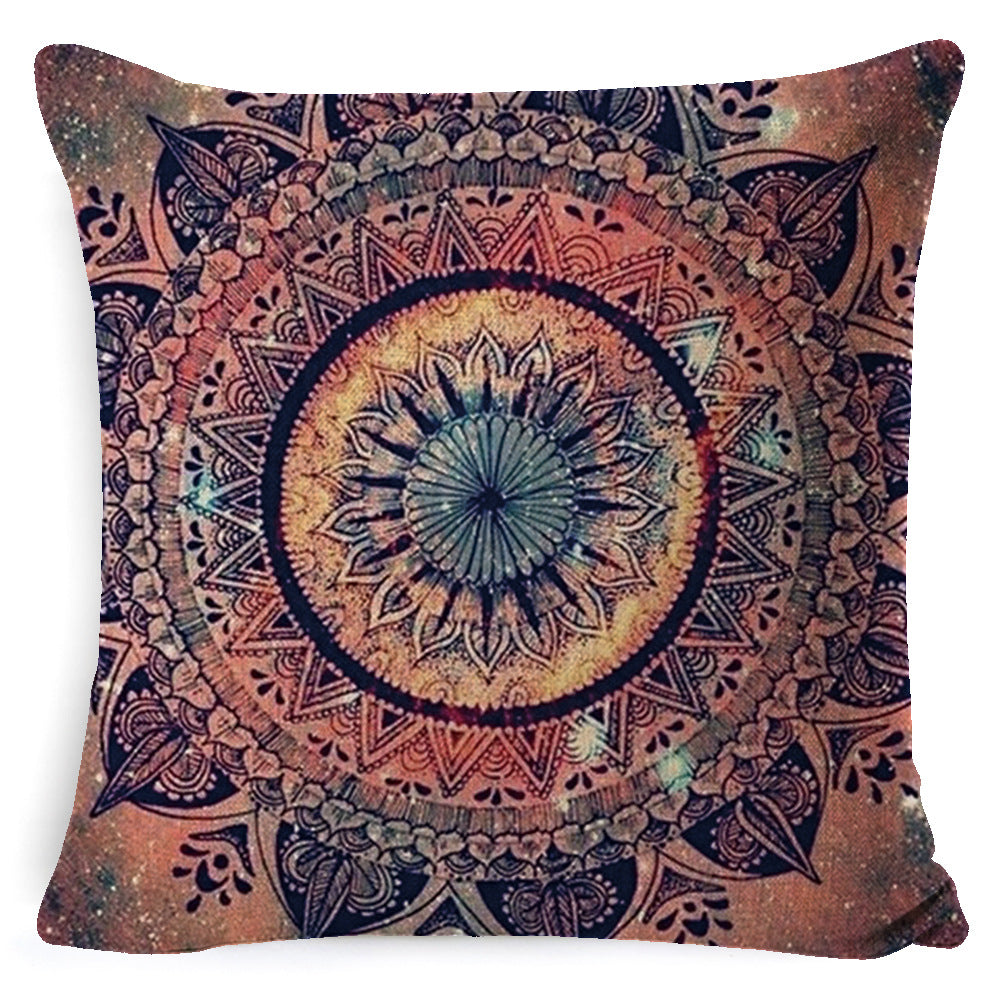 Decor Pillow Cover Linen Boho AURELIE Style 2-45x45 Pillowcase Pillow Core
