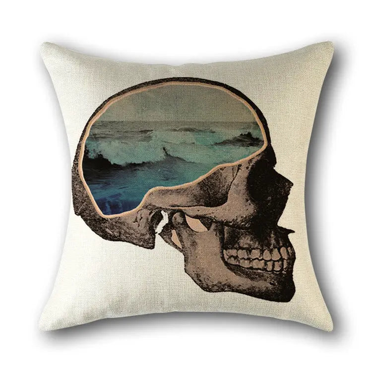 Decor Pillow Cover Linen Gothic MORTELLE 12 style-45x45cm