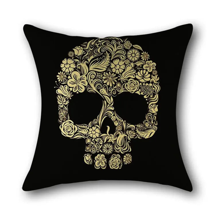 Decor Pillow Cover Linen Gothic MORTELLE 13 style-45x45cm