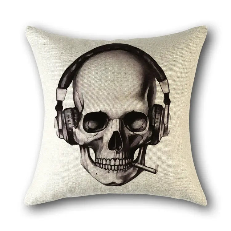 Decor Pillow Cover Linen Gothic MORTELLE 7 style-45x45cm