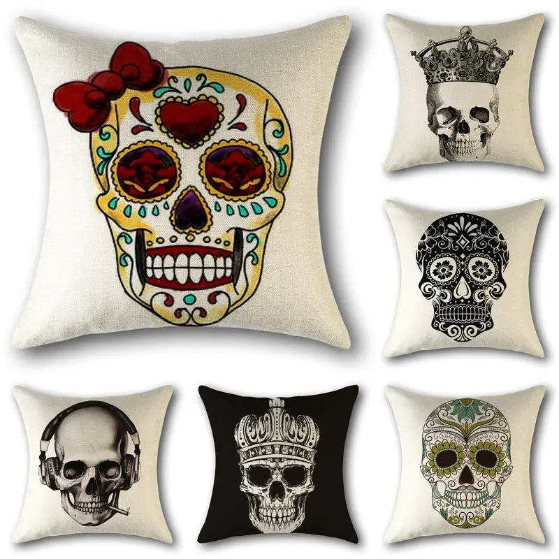 Decor Pillow Cover Linen Gothic MORTELLE