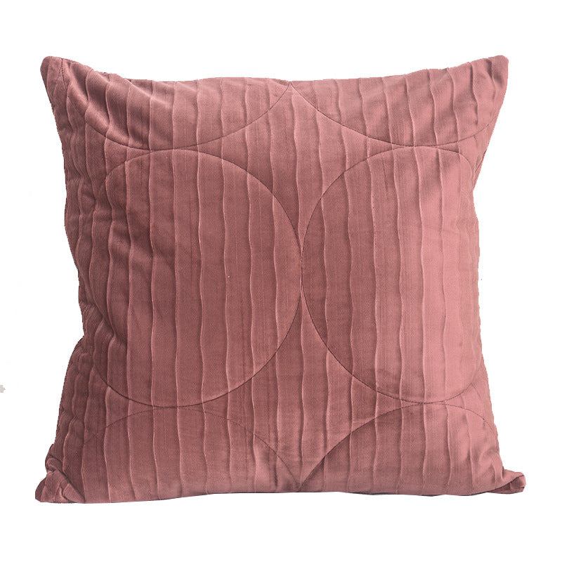 Decor Pillow Cover Velvet Nordic Lumea Red-50X50CM