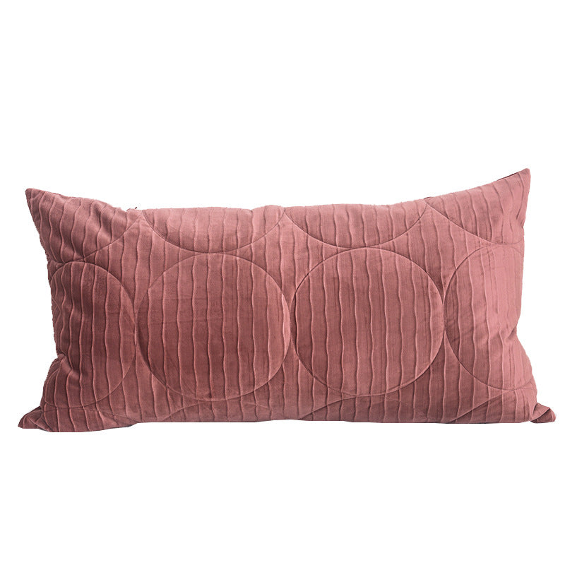 Decor Pillow Cover Velvet Nordic Lumea Red-50x90cm