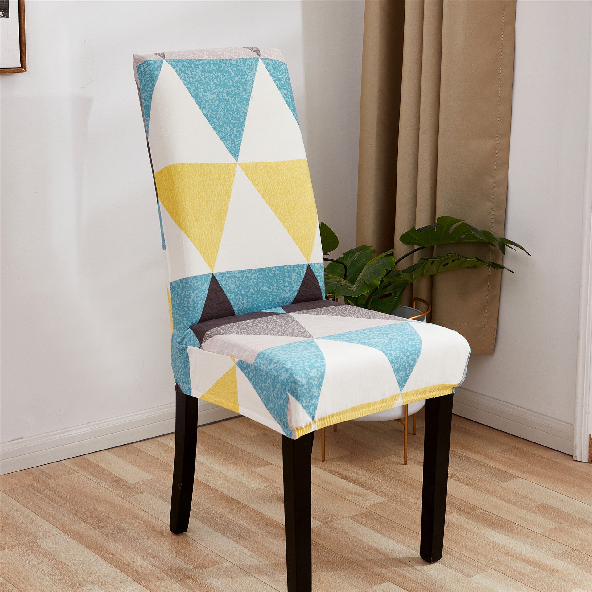 Dining Chair Cover Milk Silk Stretchable ELODIE CRAL-Universal