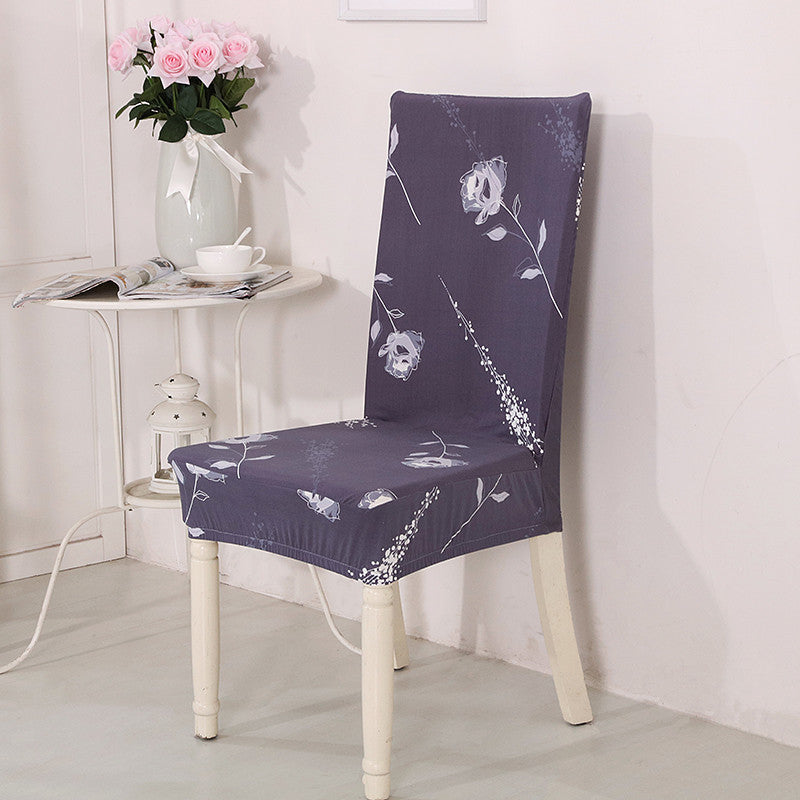 Dining Chair Cover Milk Silk Stretchable ELODIE Simple Love-Universal