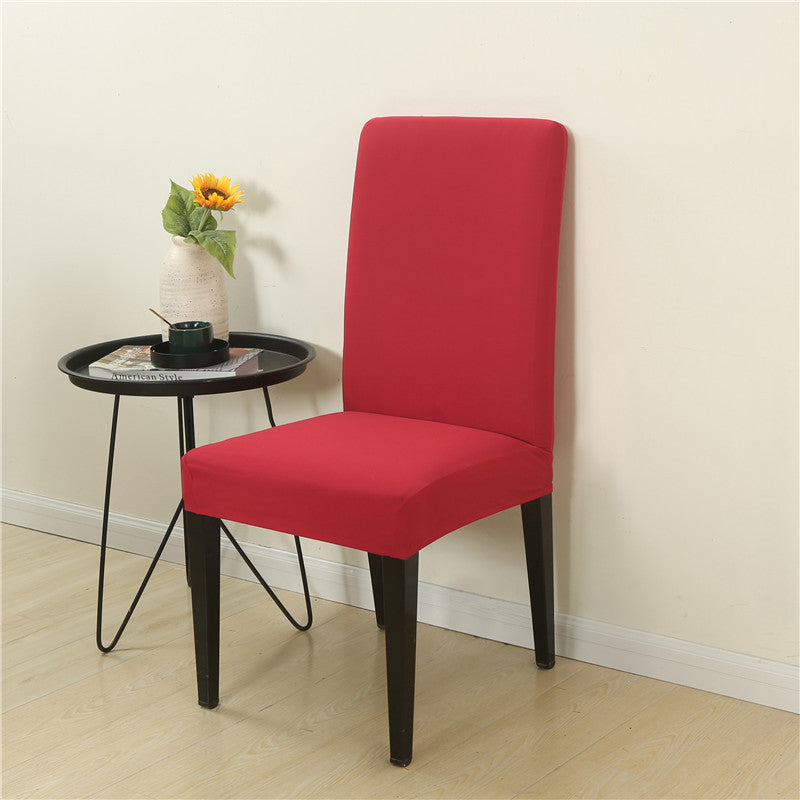 Dining Chair Cover Stretch Fit ELARIE Bright Red-Elastic Chair Cover