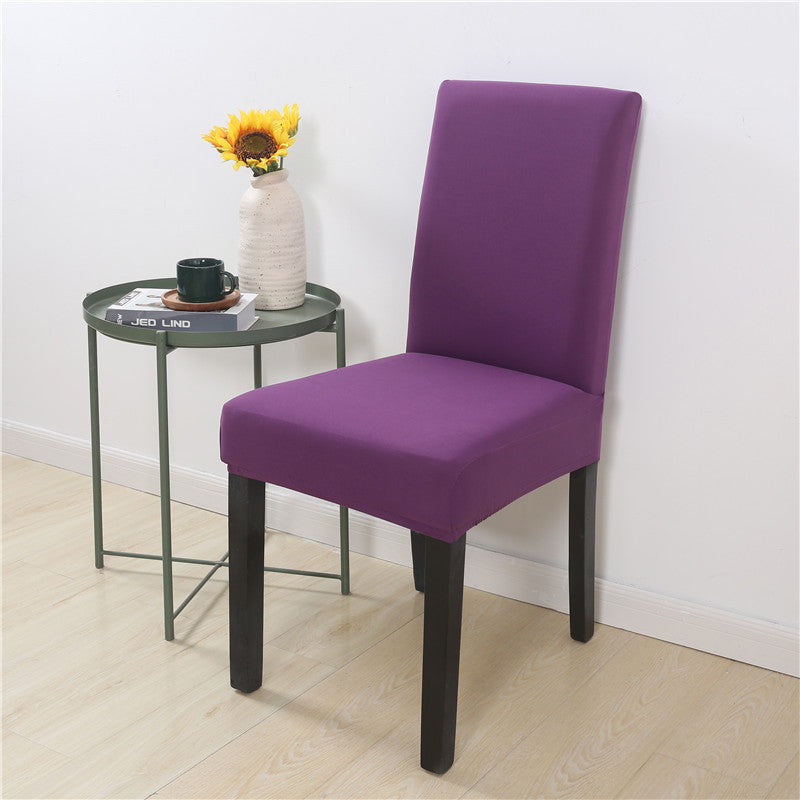 Dining Chair Cover Stretch Fit ELARIE Purple-Elastic Chair Cover