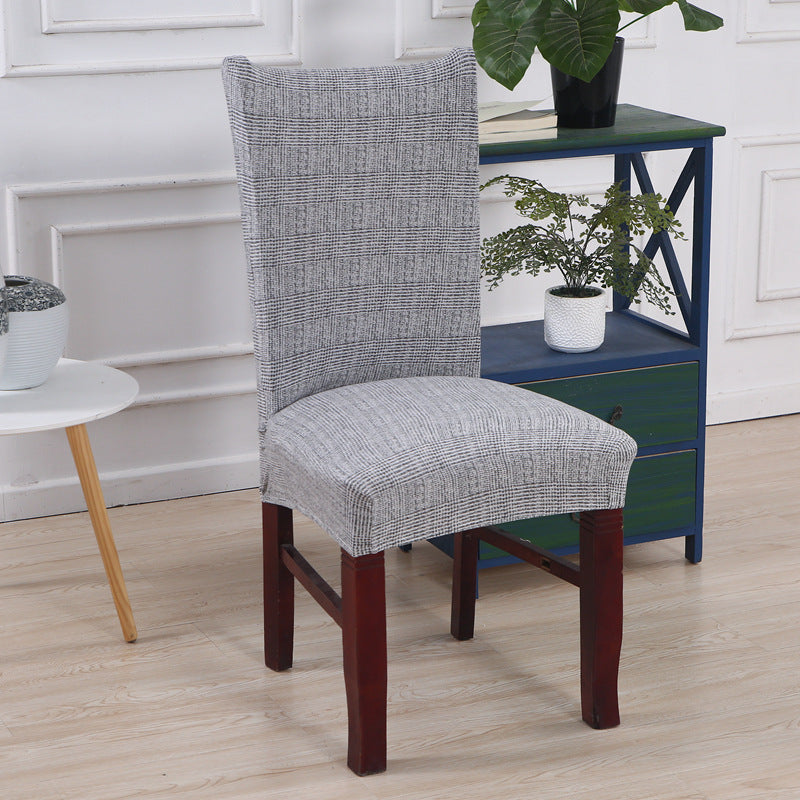 Dining Chair Cover Stretch Fit LUMIÈRE Fashion Grey