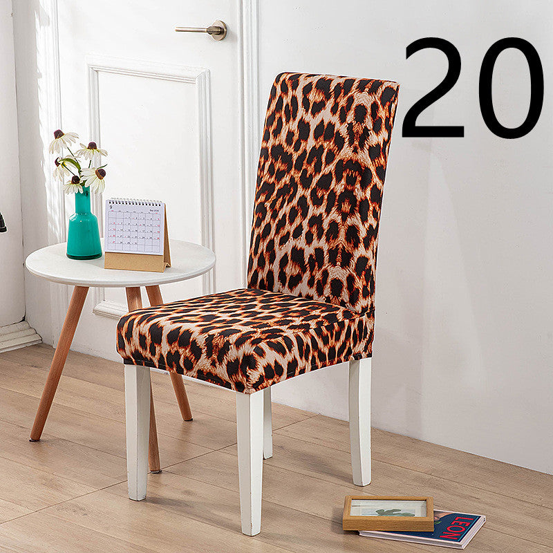 Dining Chair Cover Stretch Printed ELODIE 20Style-One size