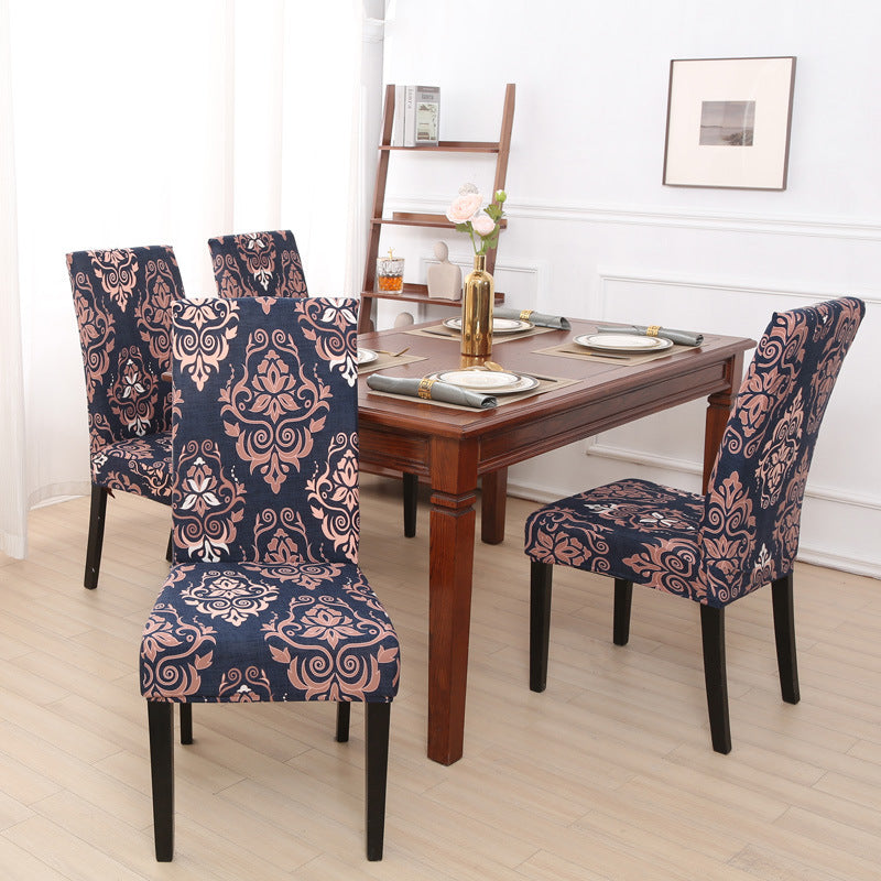 Dining Chair Cover Stretchable Print LUMINAIRE Bohemian-Universal Elastic Chair Cover