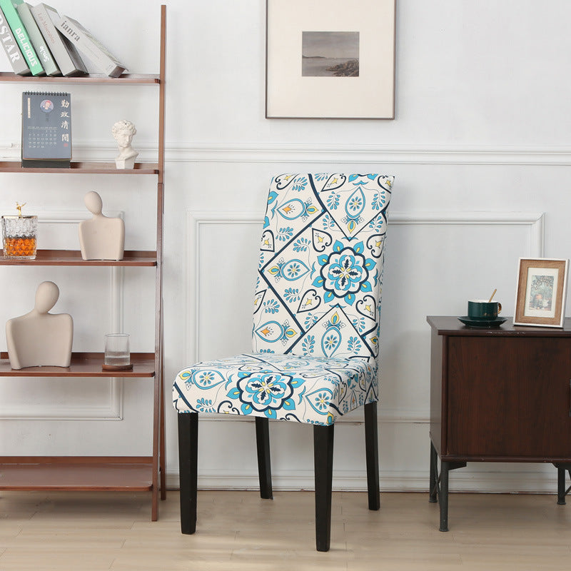 Dining Chair Cover Stretchable Print LUMINAIRE SUNFLOWER-Universal Elastic Chair Cover