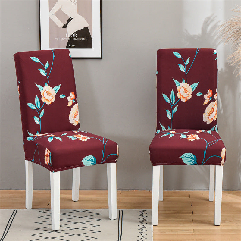 Dining Chair Cover Stretchable Print LUMINAIRE Young Heroes-Universal Elastic Chair Cover