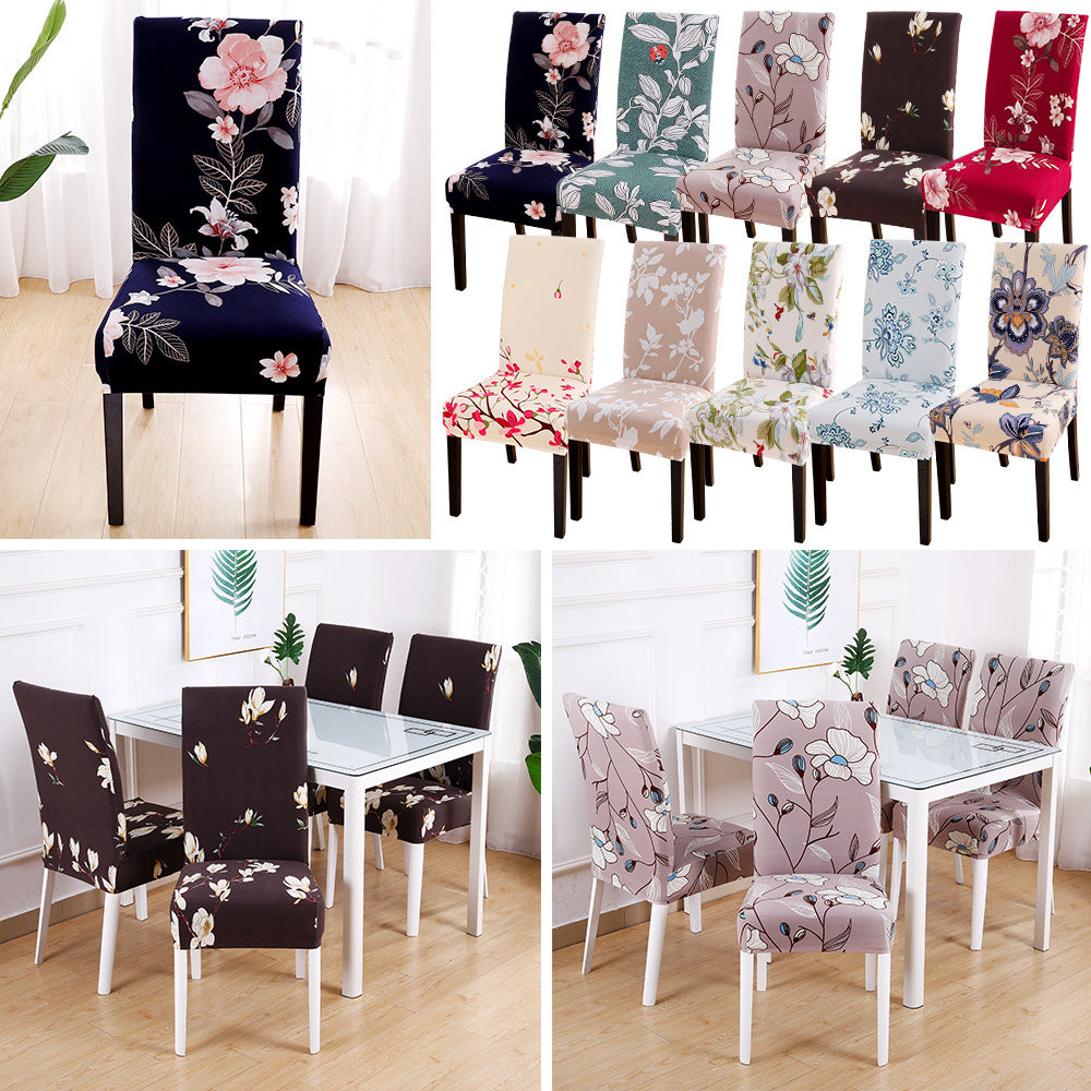 Dining Chair Covers Floral Stretch ELORIE