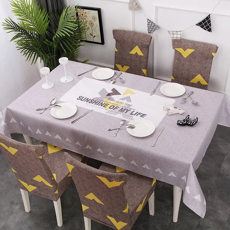 Dining Chair Covers Linen Modern CHARMET Kaka-6chair covers