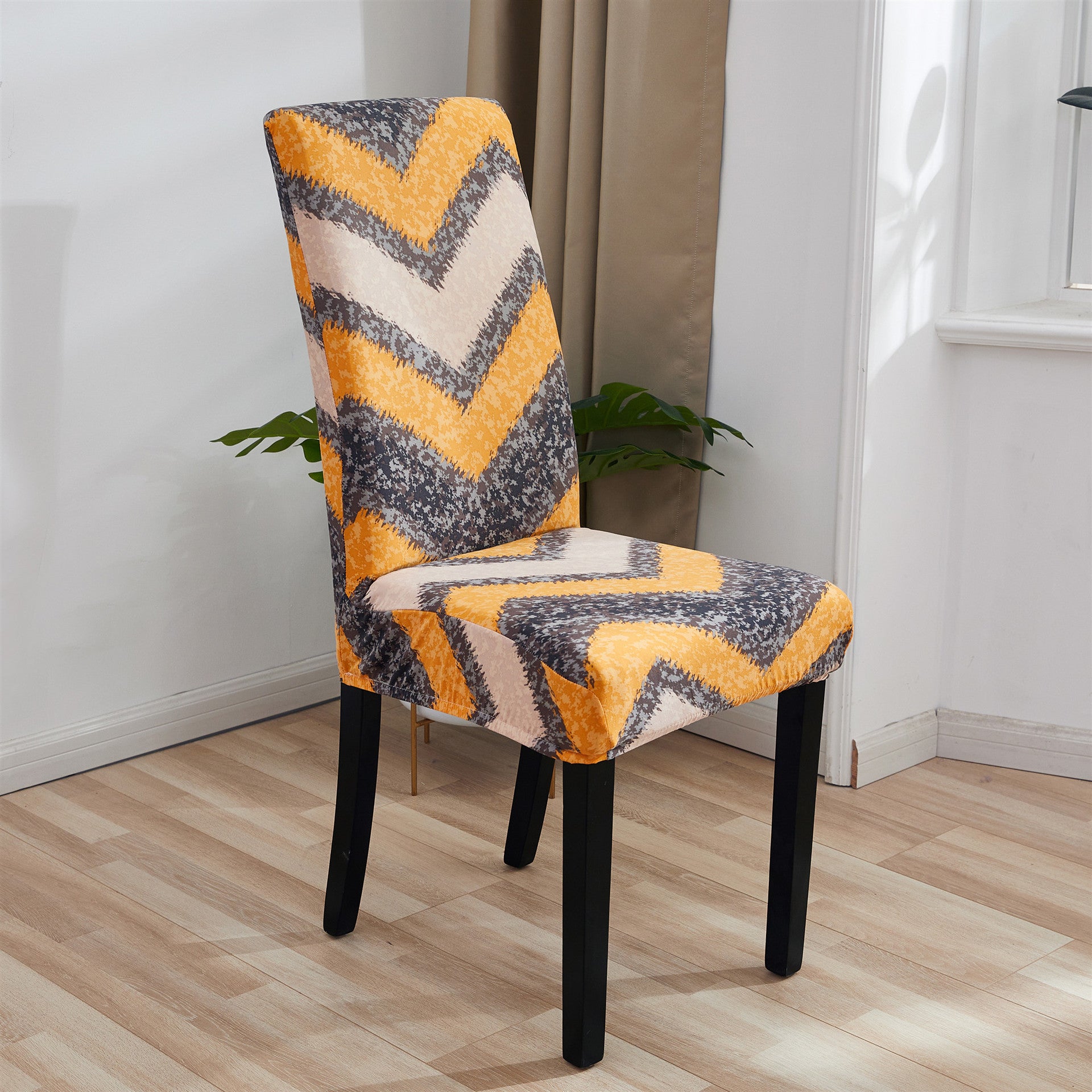 Dining Chair Covers Milk Silk Stretchable FLORETTE Boya-Universal