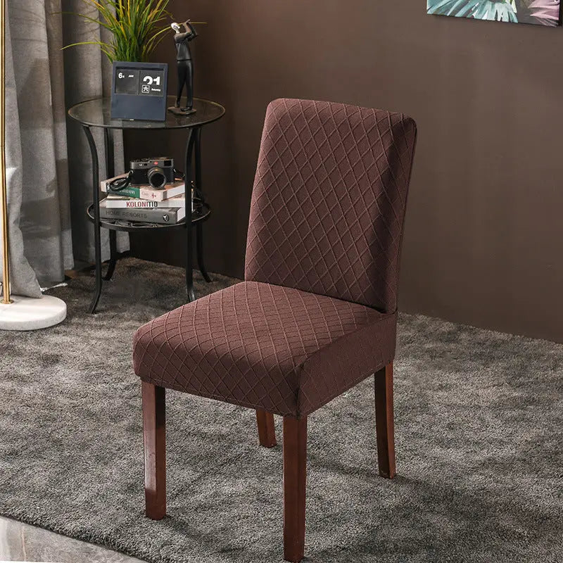 Dining Chair Covers Nordic Washable ELISÉA Bronze coffee-Universal