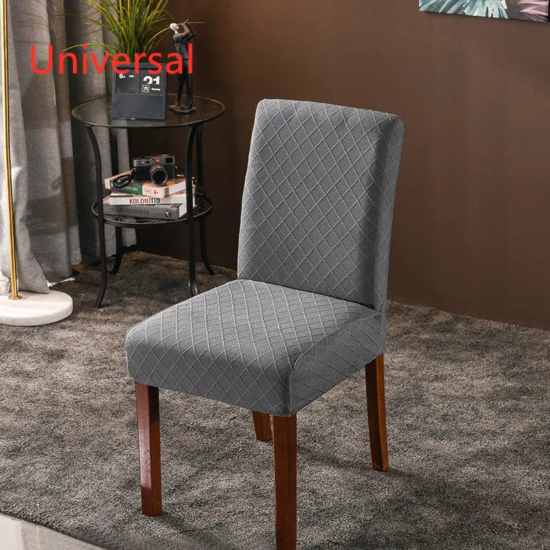 Dining Chair Covers Nordic Washable ELISÉA Dark Grey-Universal
