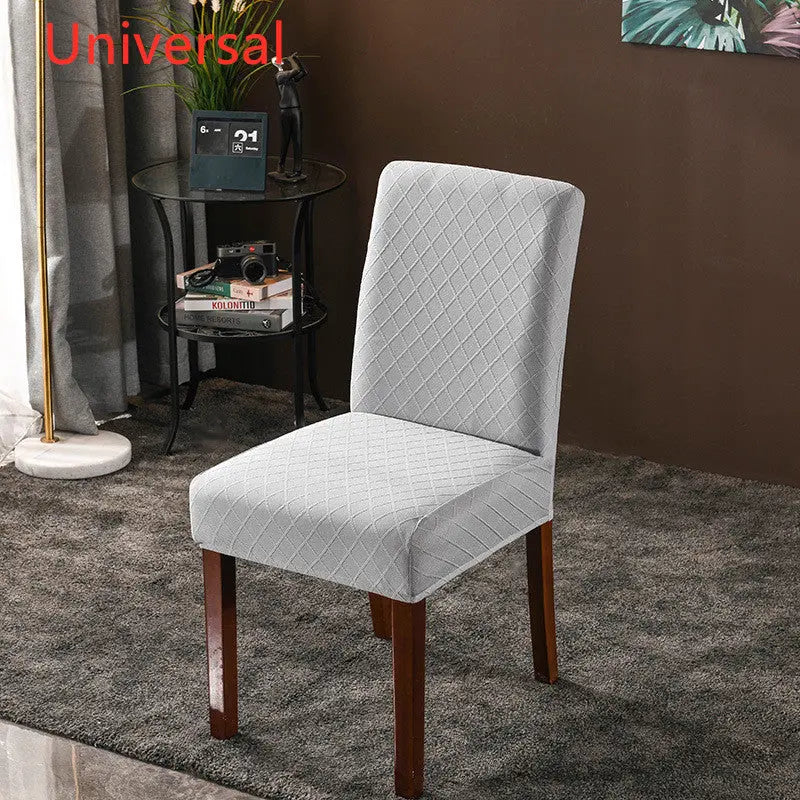 Dining Chair Covers Nordic Washable ELISÉA Light Grey-Universal