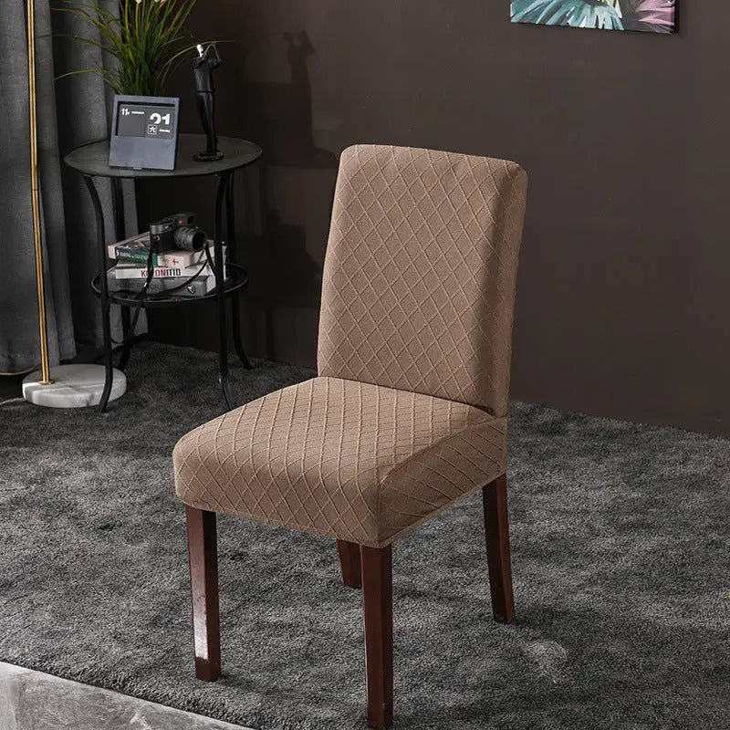 Dining Chair Covers Nordic Washable ELISÉA Rhein coffee-Universal
