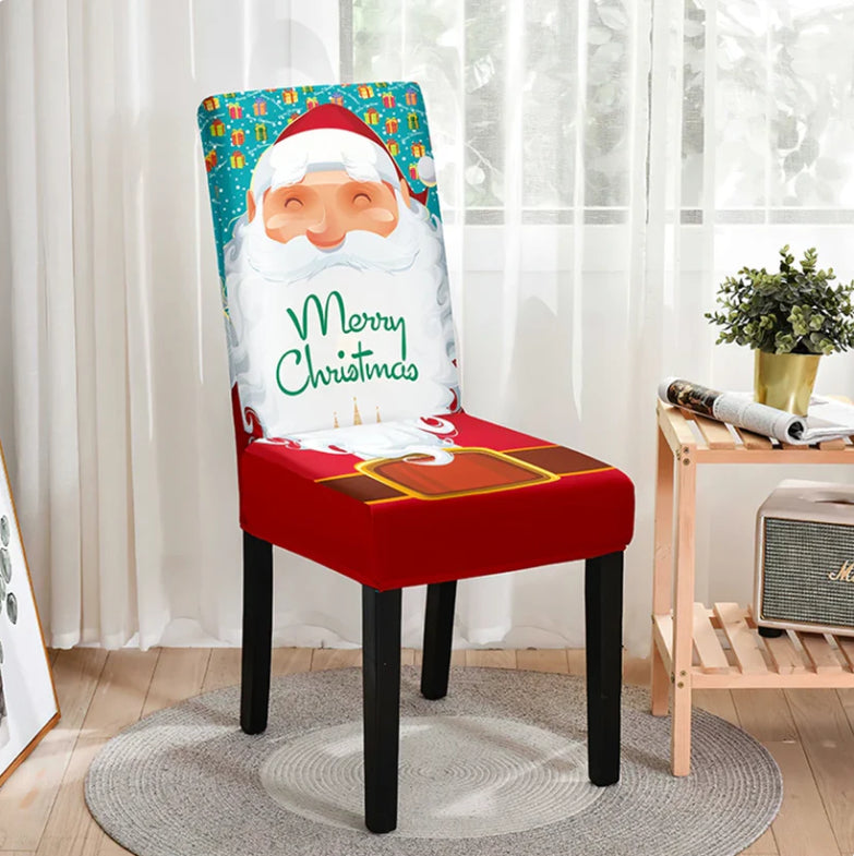 Dining Chair Covers Stretch Christmas Noelia SDYT01 1color-1pcs