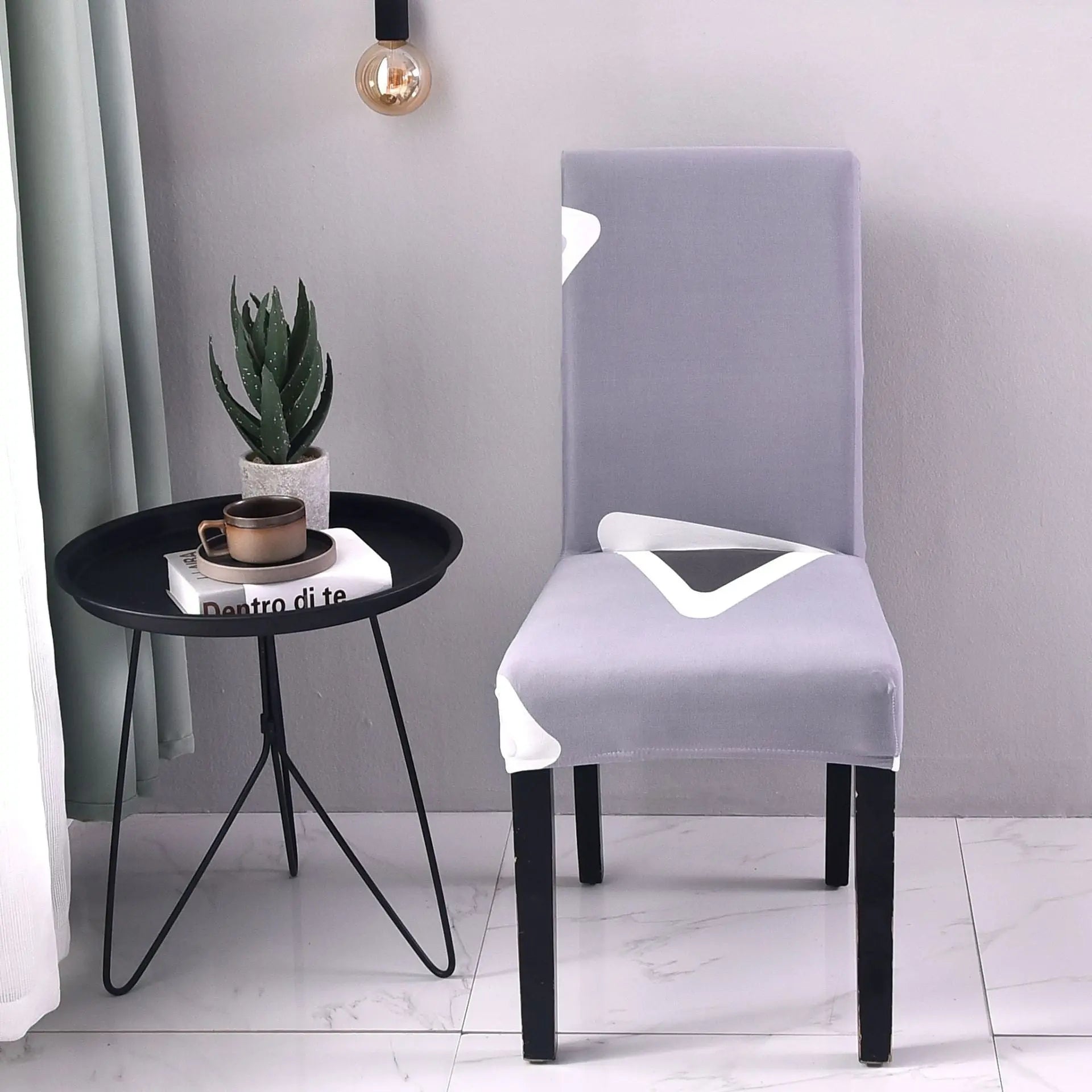 Dining Chair Covers Stretch Floral FLEURIS 22 style