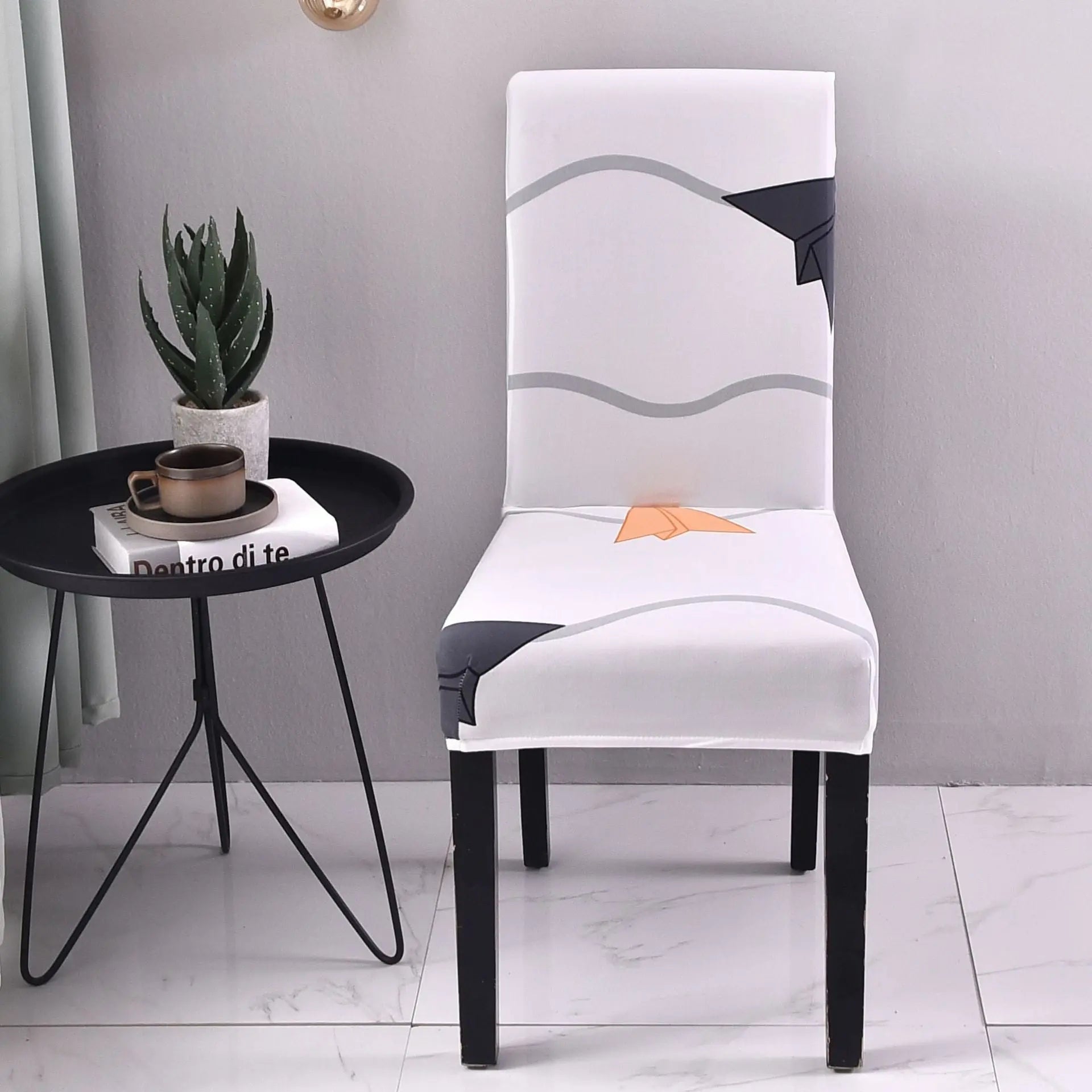 Dining Chair Covers Stretch Floral FLEURIS 27 style
