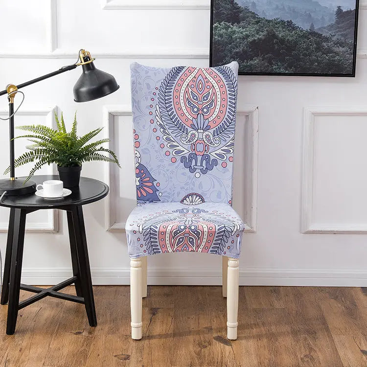 Dining Chair Covers Stretch Floral FLEURIS 29 style