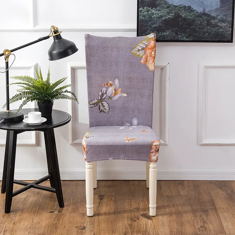 Dining Chair Covers Stretch Floral FLEURIS 30 style