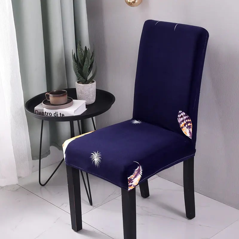 Dining Chair Covers Stretch Floral FLEURIS 33 style
