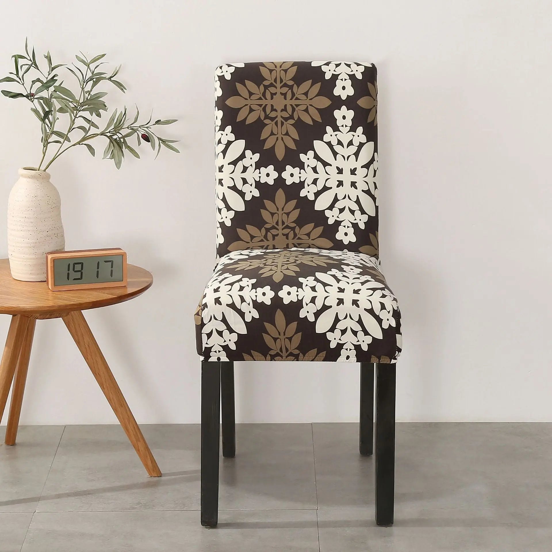 Dining Chair Covers Stretch Floral FLEURIS 36 style