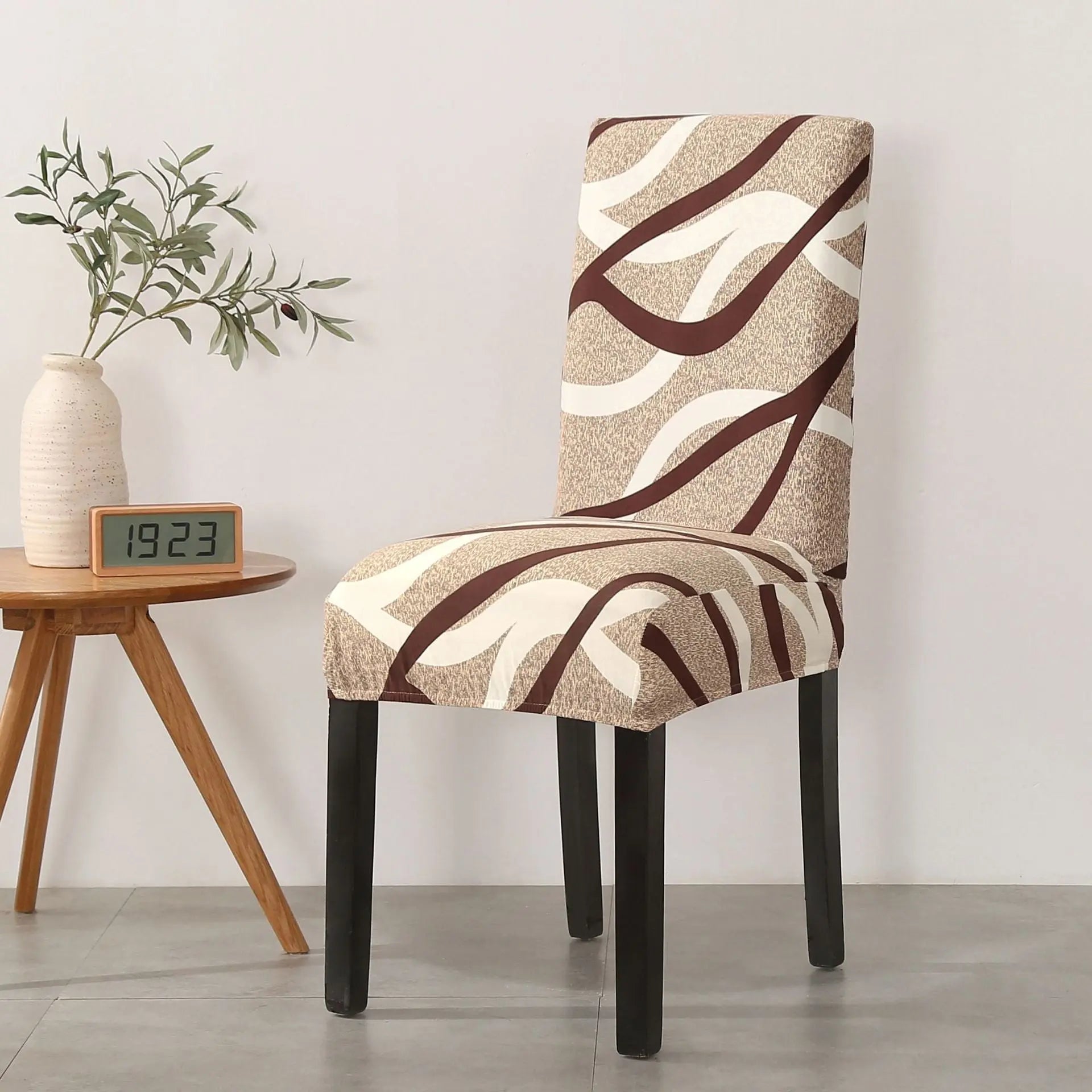 Dining Chair Covers Stretch Floral FLEURIS 38 style