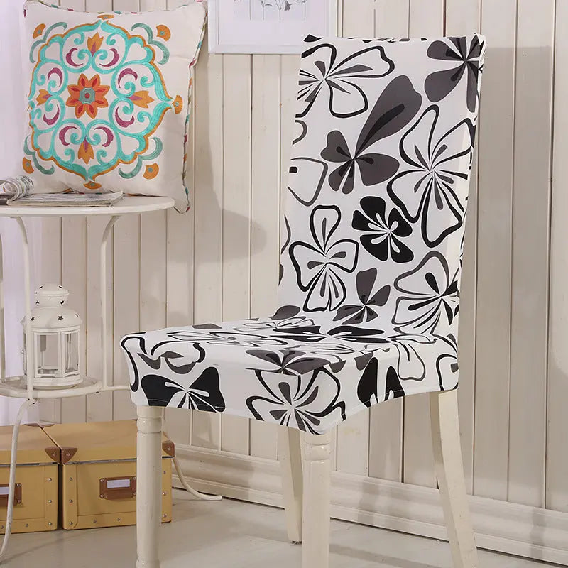 Dining Chair Covers Stretch Floral FLEURIS 42style
