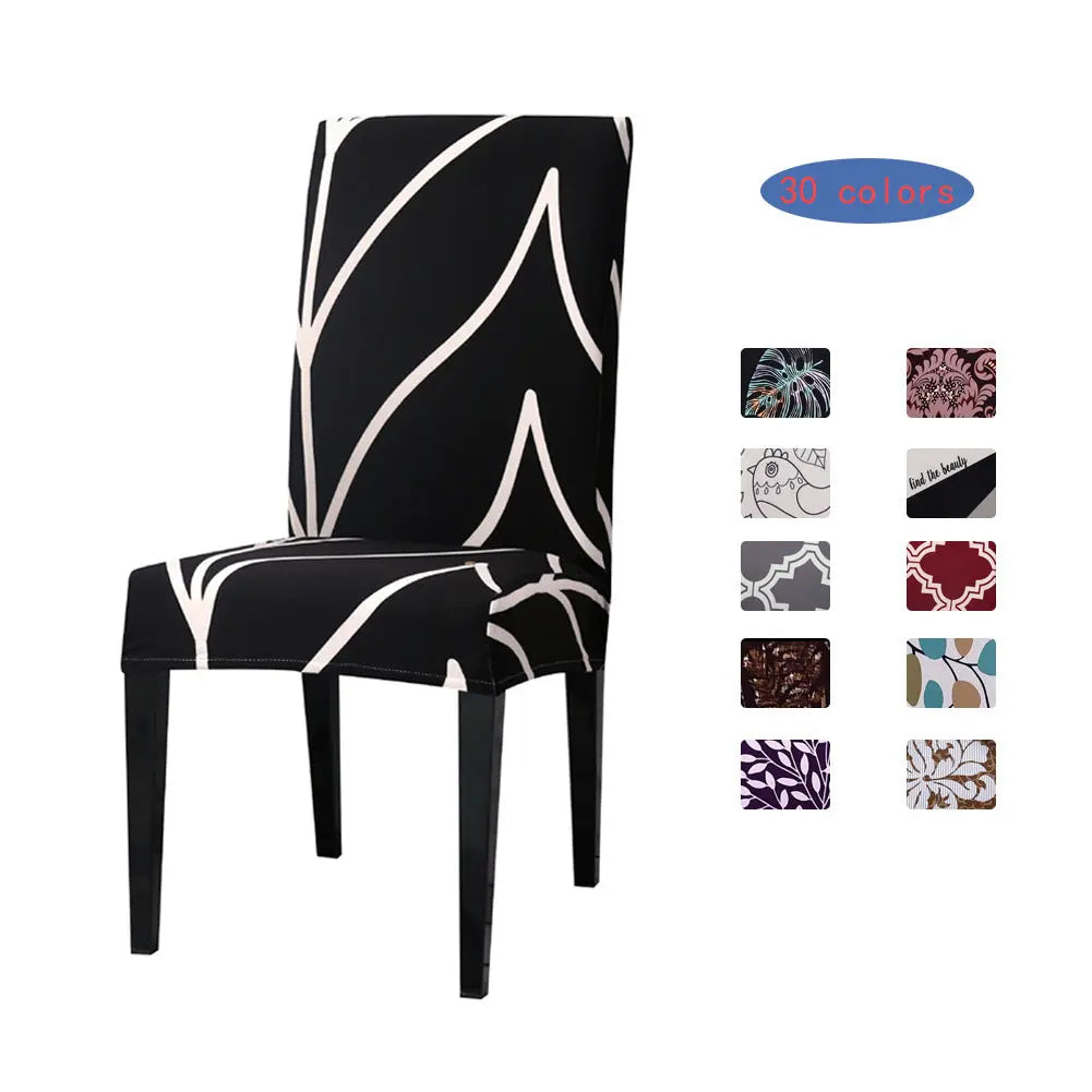 Dining Chair Covers Stretch Floral FLEURIS