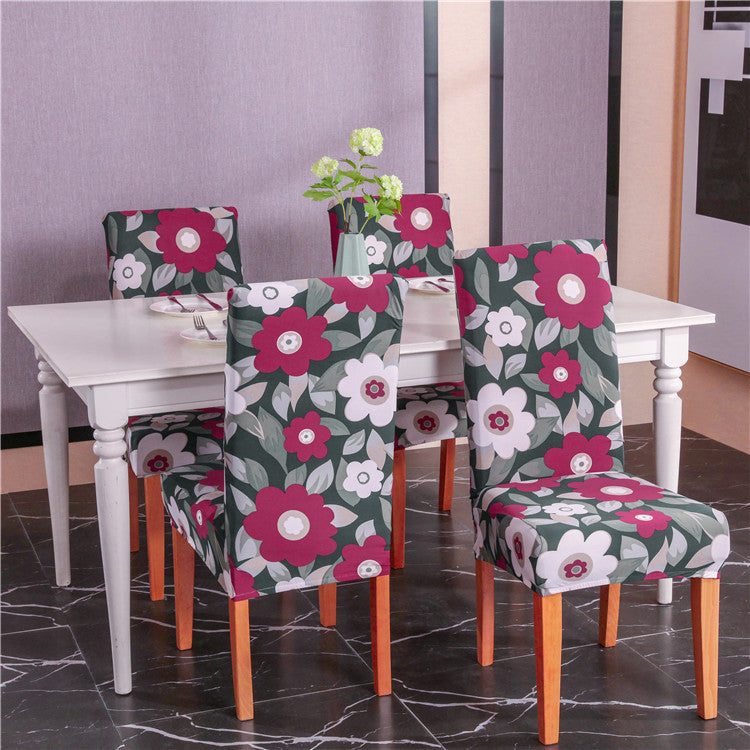 Dining Chair Covers Stretch Floral Lianéa 15style