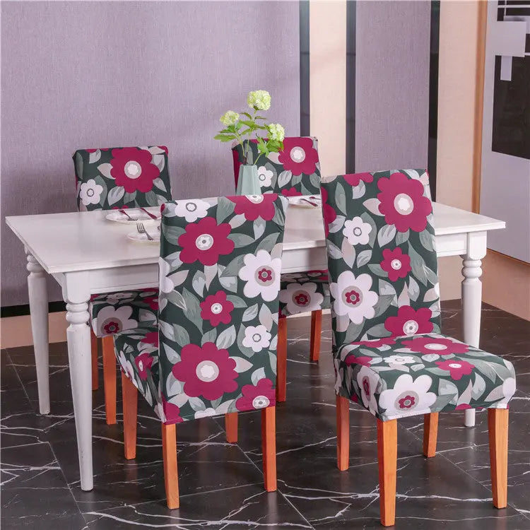 Dining Chair Covers Stretch Floral Lioréa 15style