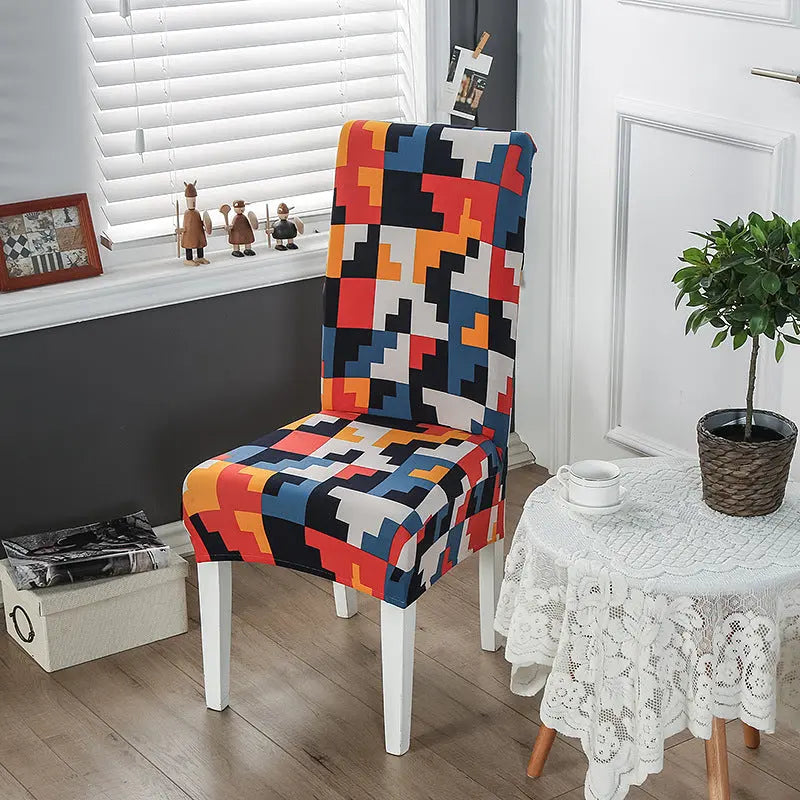 Dining Chair Covers Stretch Floral Lioréa 8style