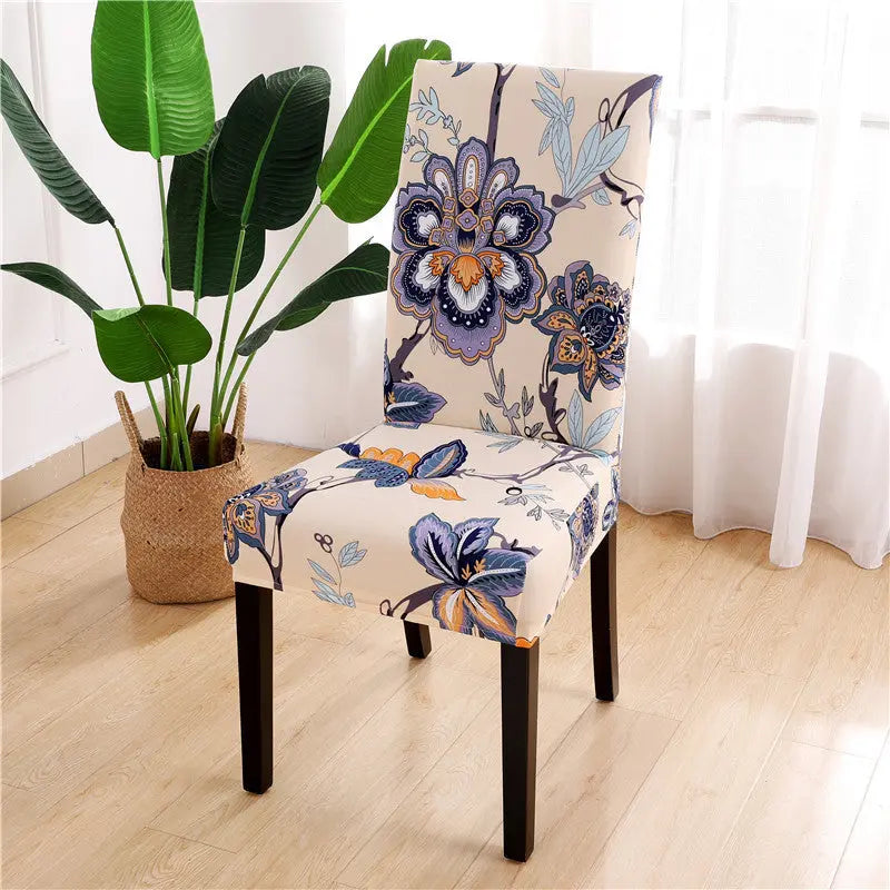 Dining Chair Covers Stretch Non-Slip LUMIÈRE Yu Meiren-General Size
