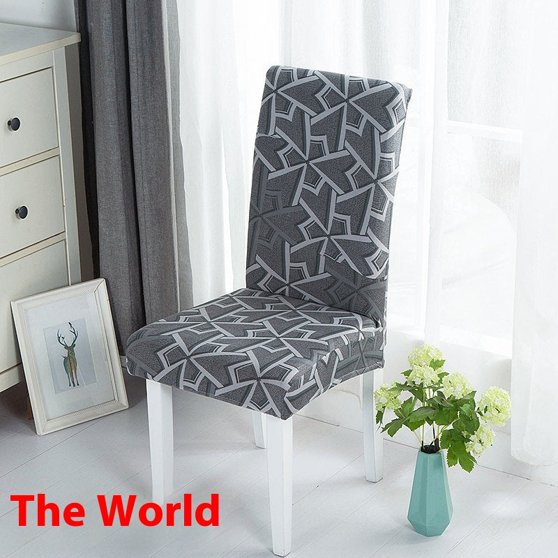 Dining Chair Covers Stretch Poly Merveille The World-Free Size