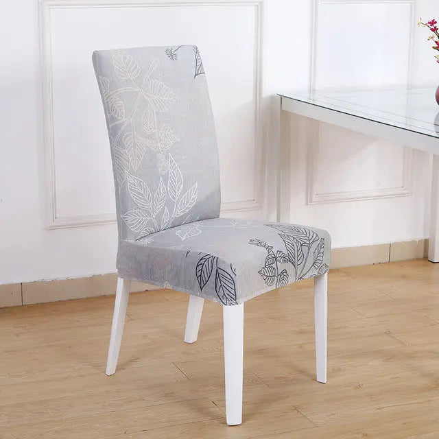 Dining Chair Covers Stretch Printed CHERIE 6 Style