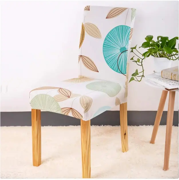 Dining Chair Covers Stretch Printed LUMIELA B-1pcs
