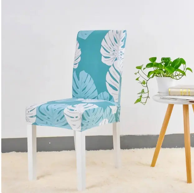 Dining Chair Covers Stretch Printed LUMIELA C-Q4pcs