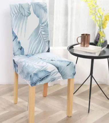 Dining Chair Covers Stretch Printed LUMIELA E-Q6pcs