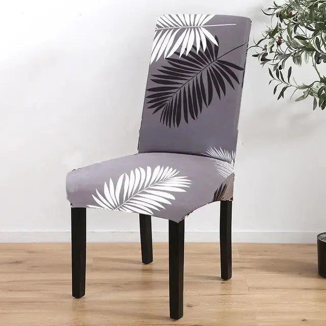 Dining Chair Covers Stretch Printed LUNETTE 16 Style-4pcs