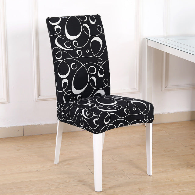 Dining Chair Covers Stretch Spandex LUMINE 4 Style-2pcs