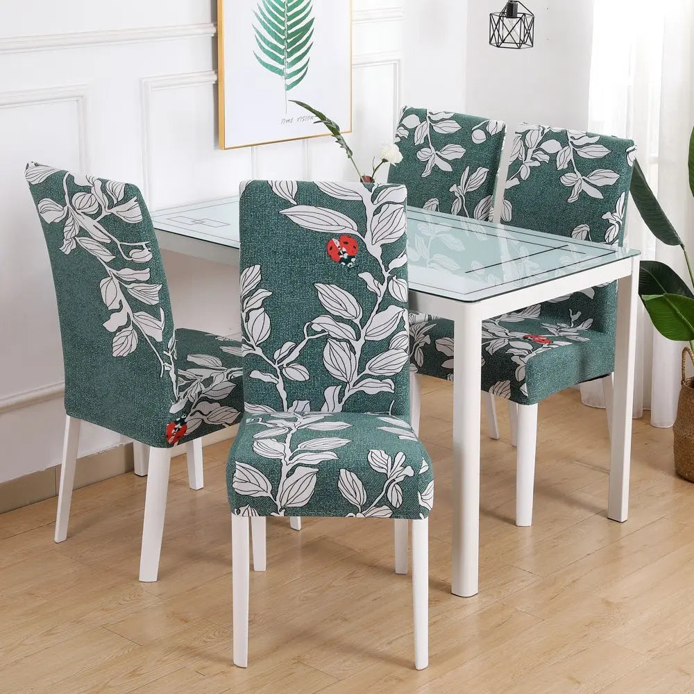 Dining Chair Covers Stretchable Elastic CÉLINE 16Style-4PCS