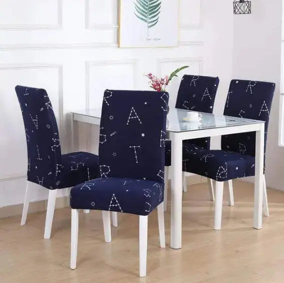 Dining Chair Covers Stretchable Elastic CÉLINE 21style-4PCS