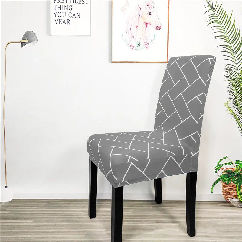 Dining Chair Covers Stretchable Floral BLEURIQ F