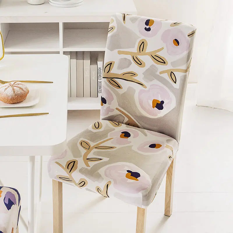 Dining Chair Covers Stretchable Minimalist LUNEAIR D-6PCS